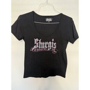 Cycle Threads T Shirt Black with 2009 Sturgis Womans L